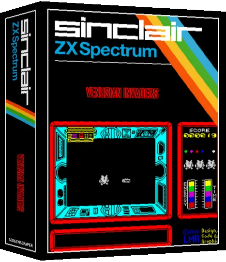 Venusian Invaders — box-3D (SS)
