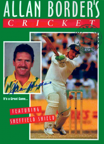 Allan Border's Cricket box art