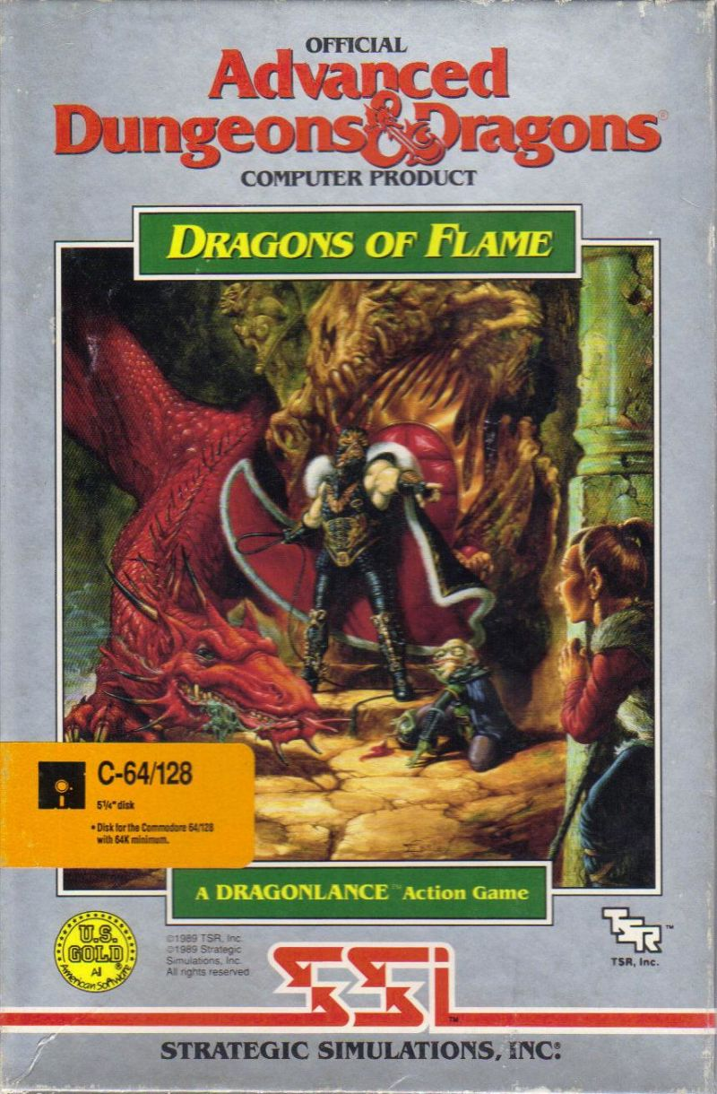 Dragons Of Flame box art