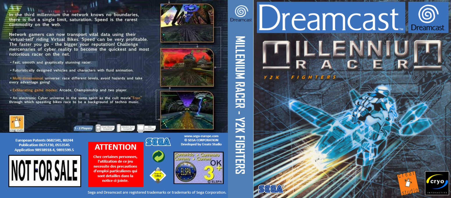 Millenium Racer : Y2K Fighters — box-texture (EU)