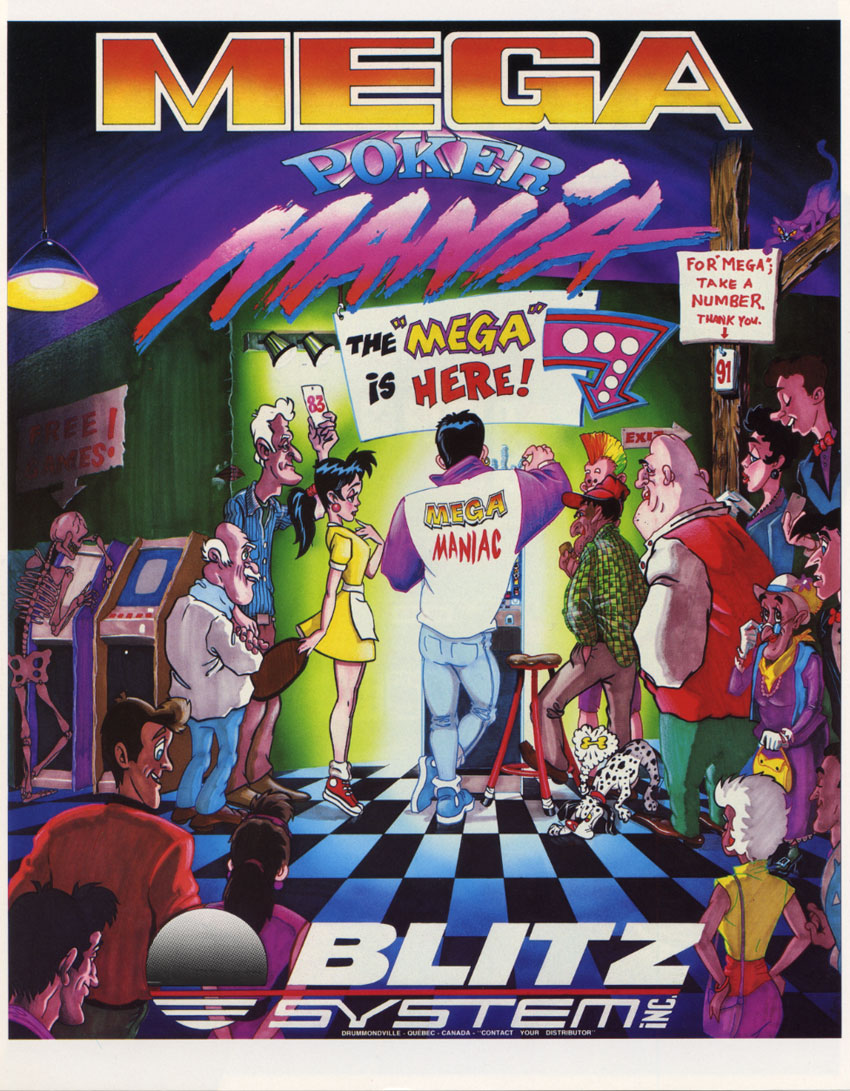 Mega Double Poker box art