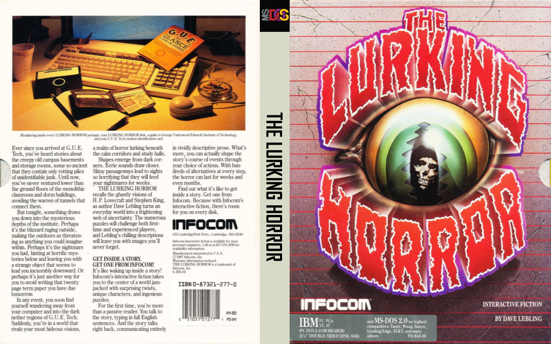 Lurking Horror, The — box-texture (US)