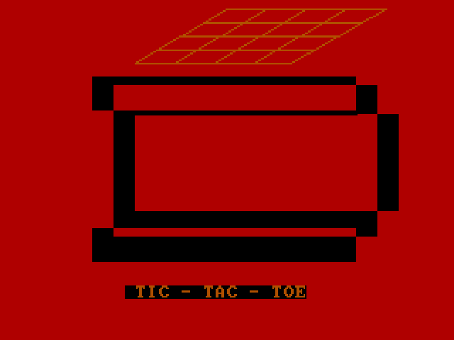 3-D Tic-Tac-Toe box art