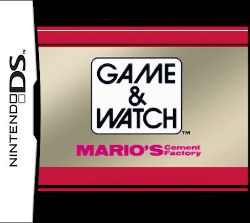 Game and Watch - Mario's Cement Factory box art