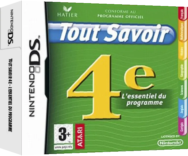 Tout Savoir 4e - L'Essentiel du Programme — box-3D (EU)