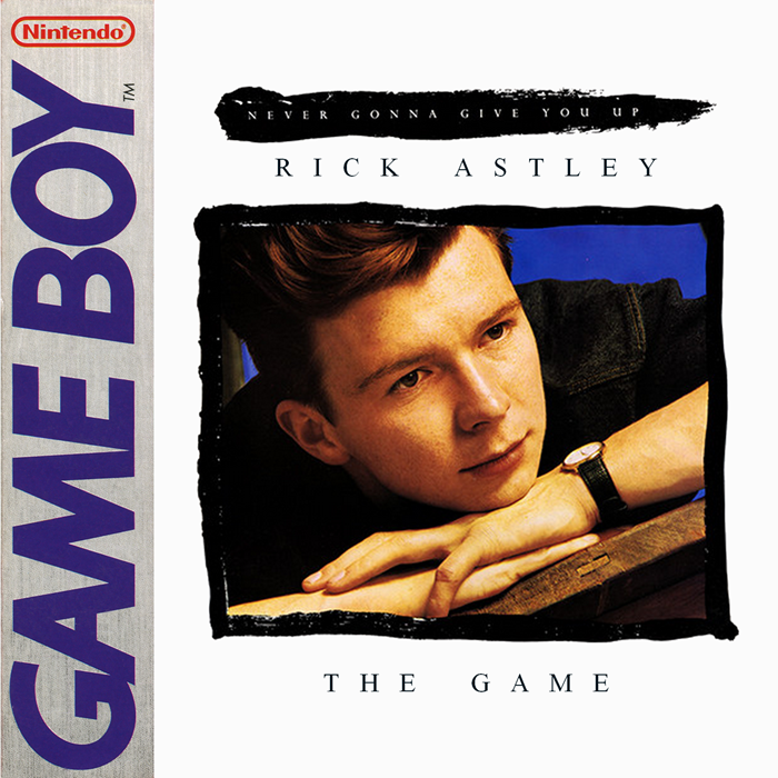 Rick Astley - The Game box art