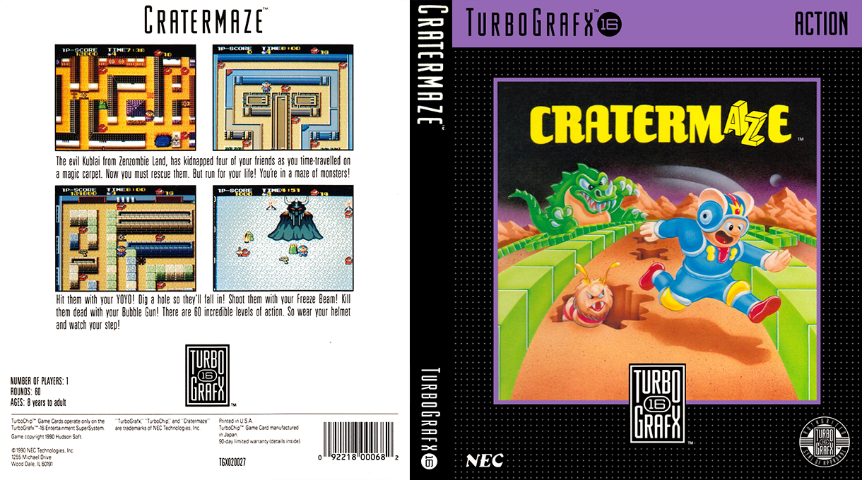 Cratermaze — box-texture (US)