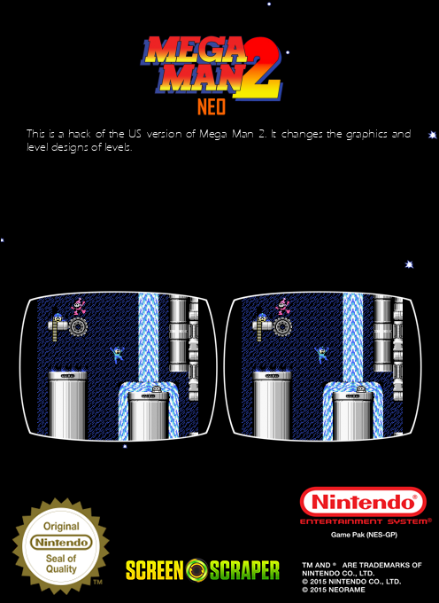 MegaMan II : NEO — box-2D-back (SS)