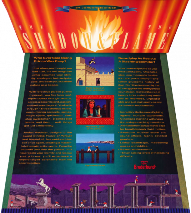 Prince Of Persia 2 - The Shadow And The Flame — box-2D-back (US)