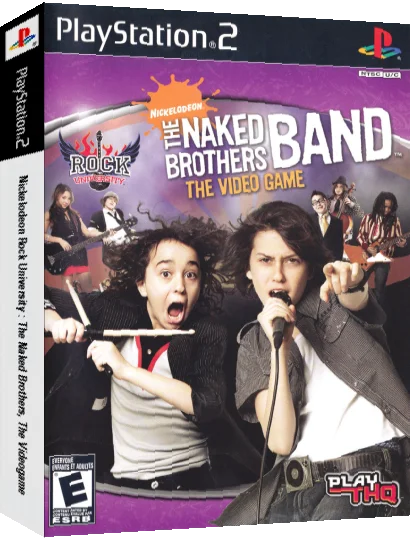 Nickelodeon The Naked Brothers Band - The Video Game — box-3D (US)