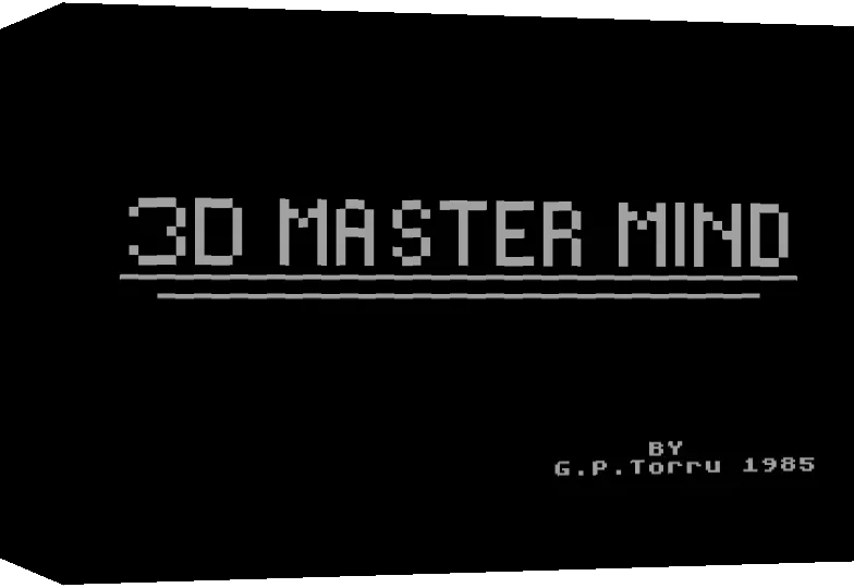 3-d Master Mind — box-3D (WOR)