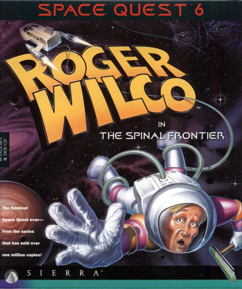 Space Quest 6: Roger Wilco in the Spinal Frontier — box-2D (US)