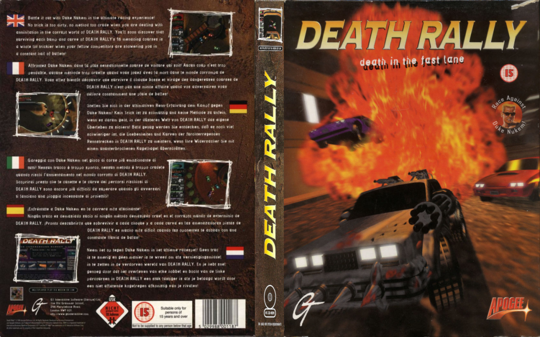Death Rally — box-texture (EU)