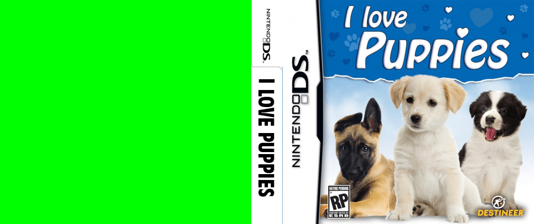 I Love Puppies — box-texture (US)