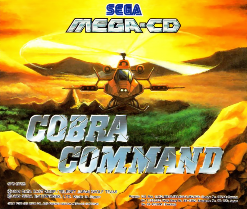 Cobra Command — box-2D (EU)