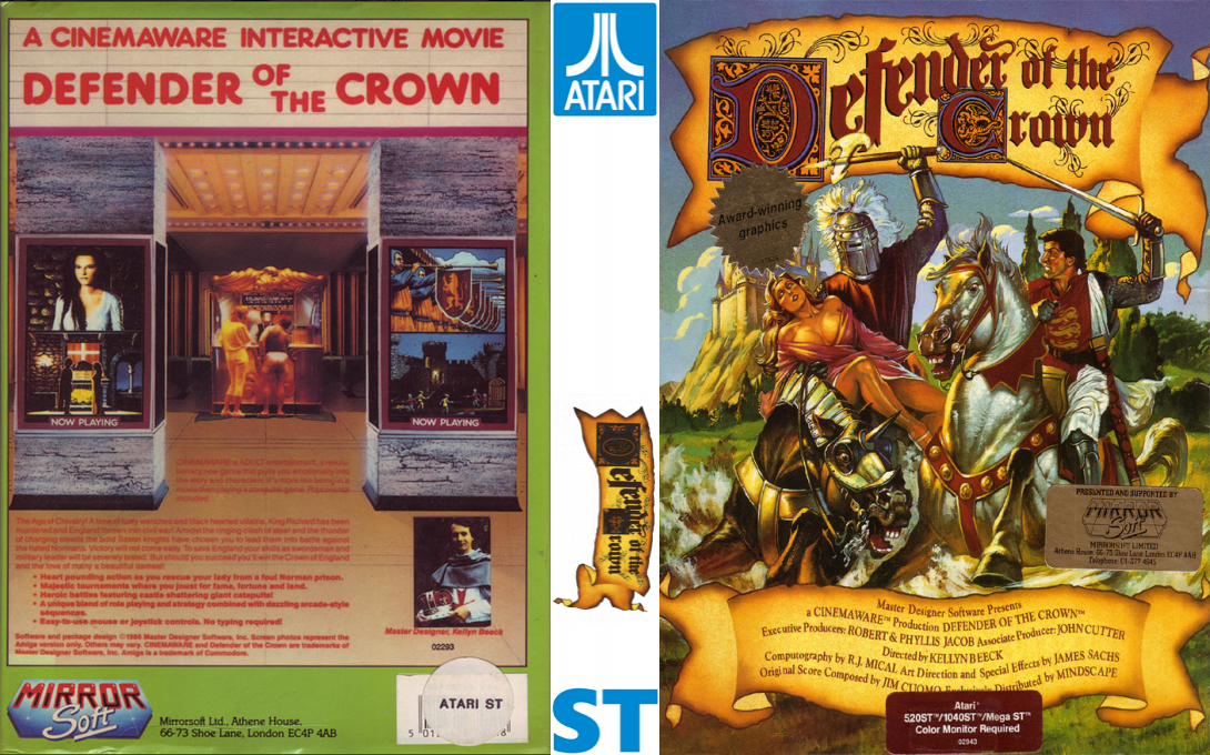 Defender Of The Crown — box-texture (EU)