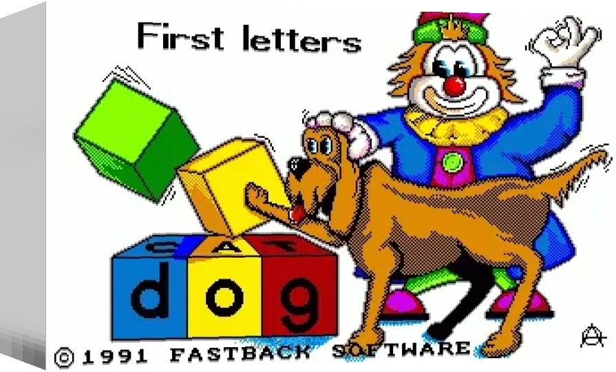 First Letters - For Under 5's — box-3D (WOR)