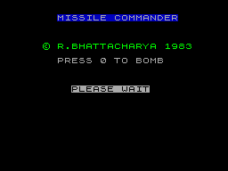 Missile Commander — sstitle (WOR)