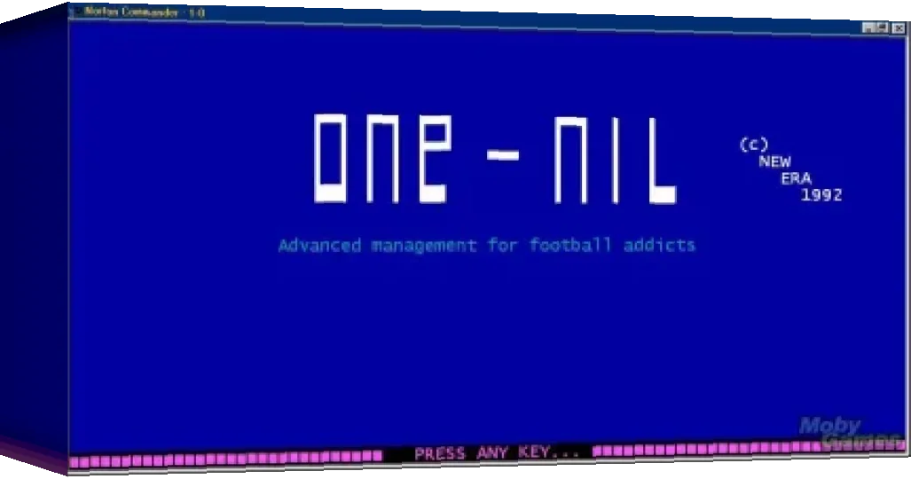 One-Nil Soccer Manager — box-3D (WOR)