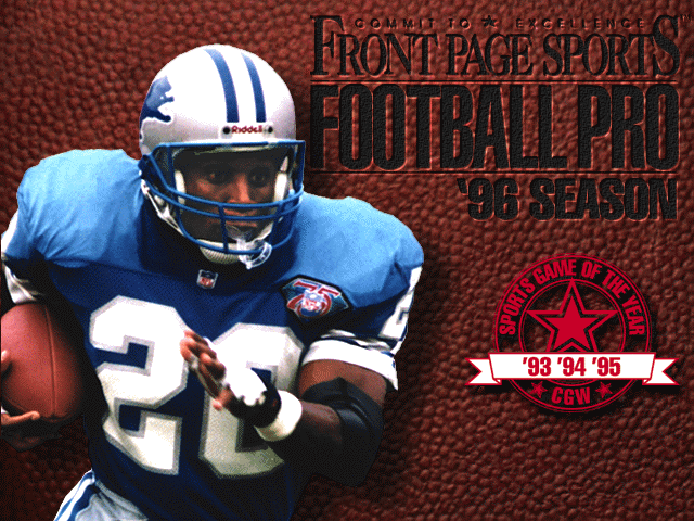 Front Page Sports - Football Pro '96 Season — sstitle (US)