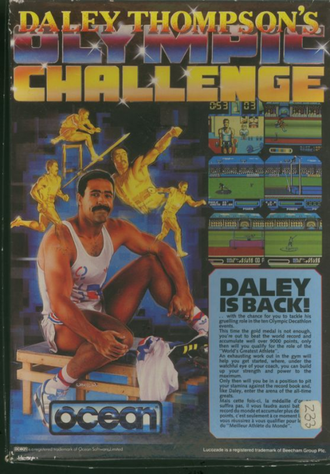 Daley Thompson's Olympic Challenge — box-2D-back (EU)