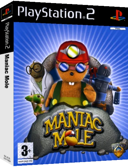Maniac Mole — box-3D (EU)