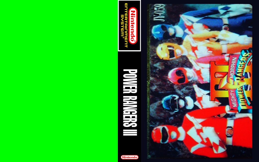 Power Rangers 3 — box-texture (JP)