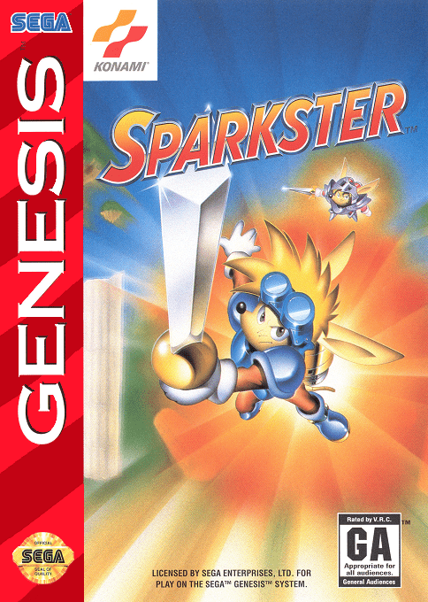 Sparkster box art