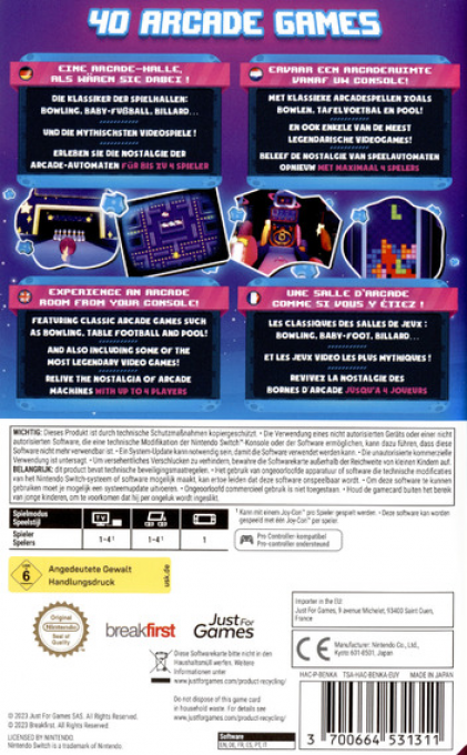Arcade Game Zone — box-2D-back (DE)