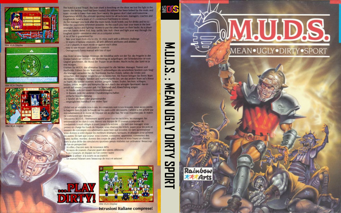 M.u.d.s. - Mean Ugly Dirty Sport — box-texture (EU)