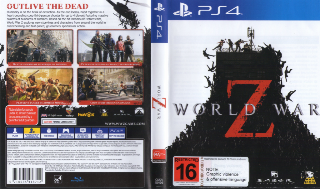 World War Z — box-texture (AU)