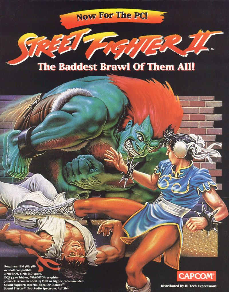 Street Fighter 2 box art