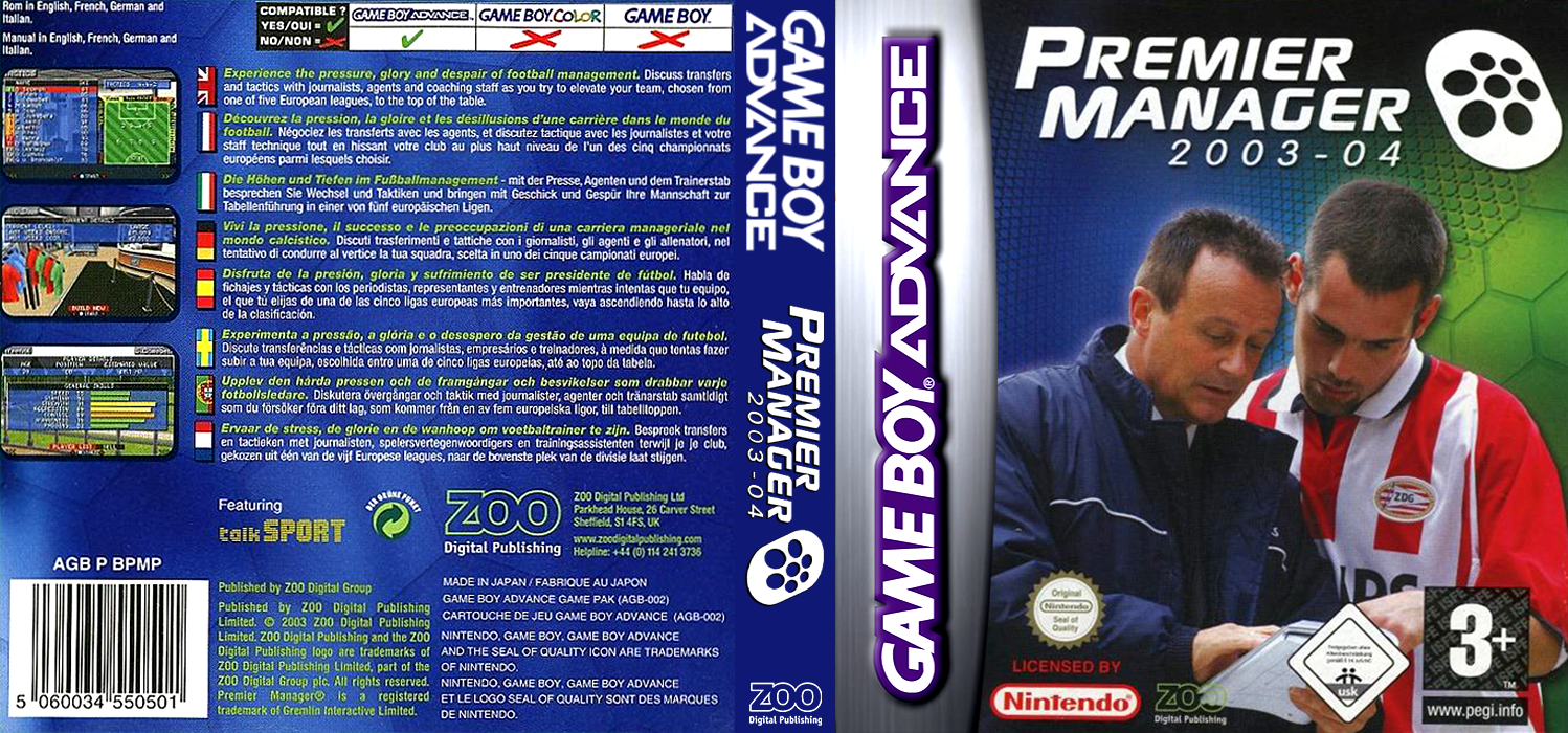 Premier Manager 2003-04 — box-texture (EU)