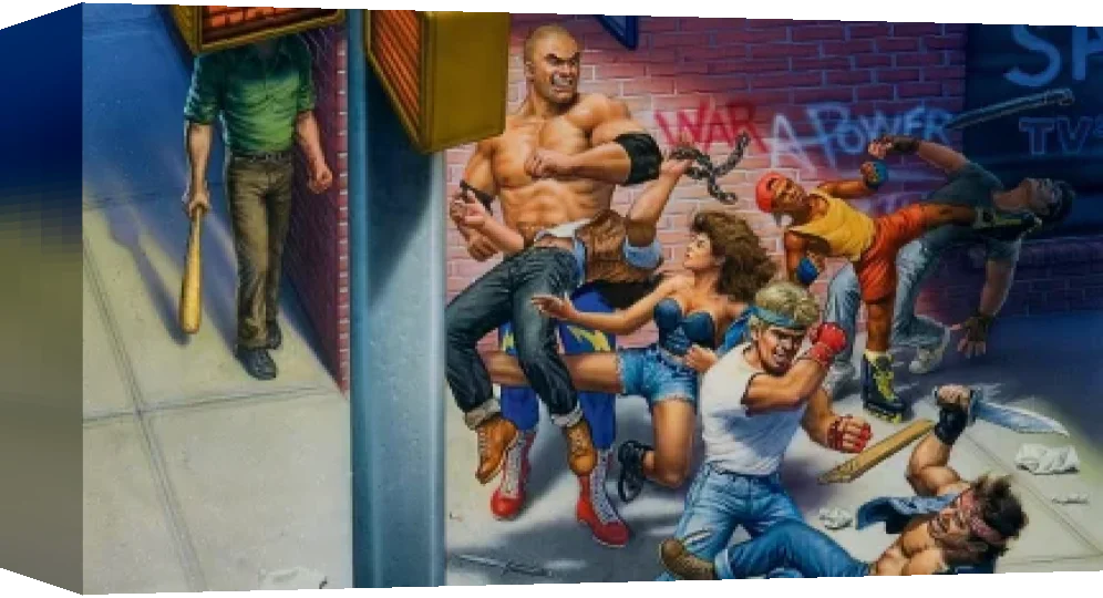 Streets of Rage 2 — box-3D (US)