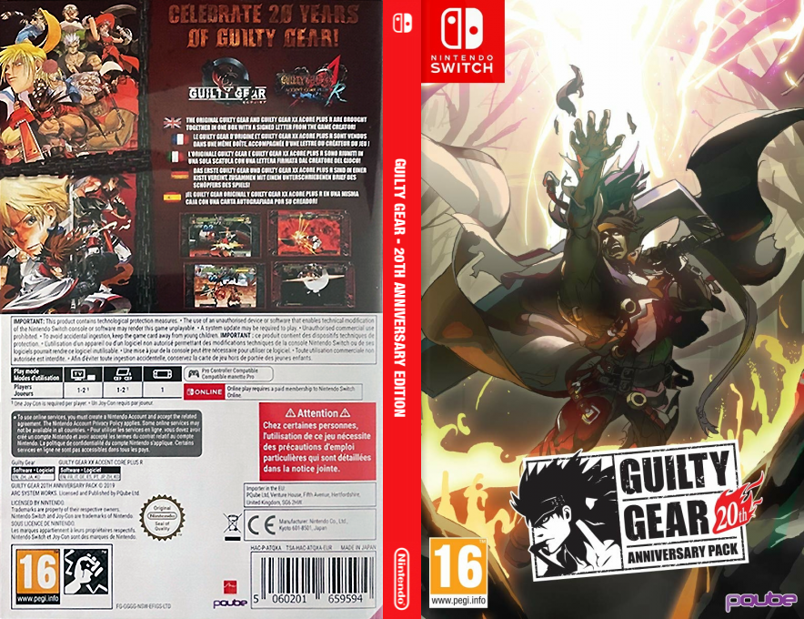 Guilty Gear - 20th Anniversary Edition — box-texture (EU)