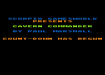 Cavern Commander — sstitle (WOR)