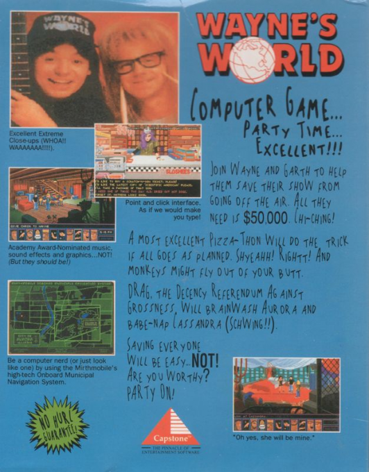 Waynes World — box-2D-back (US)