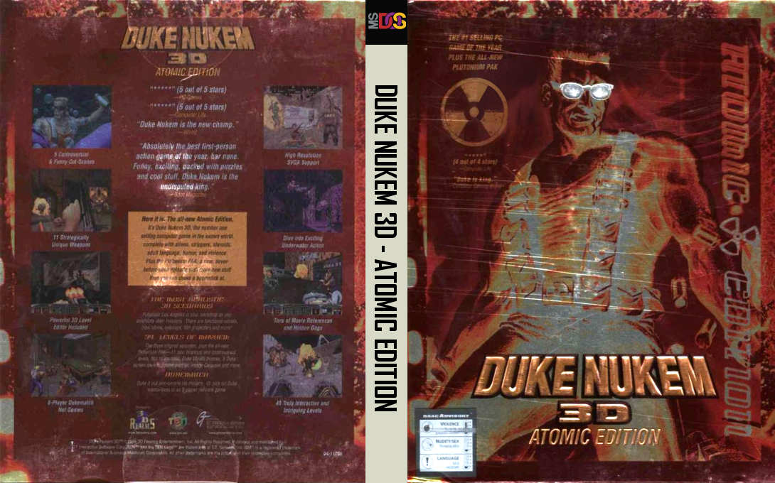 Duke Nukem 3d - Atomic Edition — box-texture (US)