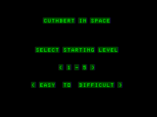 Cuthbert In Space — ss (WOR)