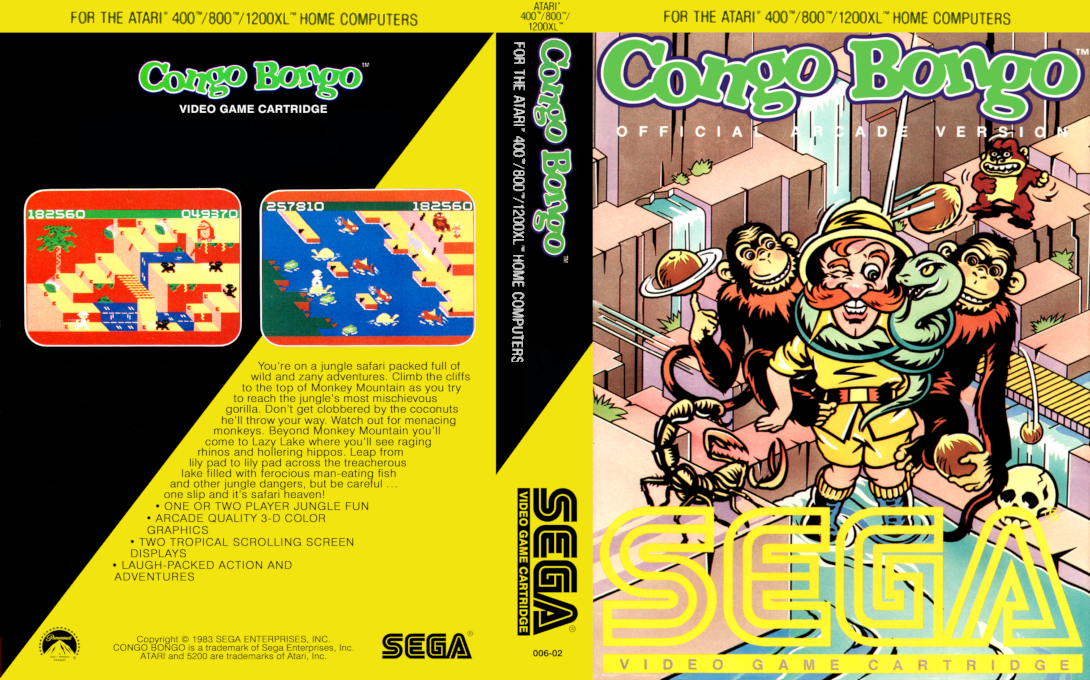 Congo Bongo — box-texture (US)