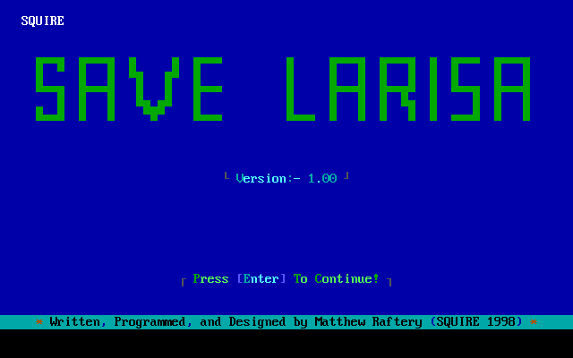 Save Larisa — sstitle (WOR)