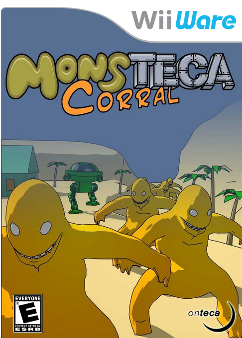 Monsteca Corral Monsters Vs Robots box art
