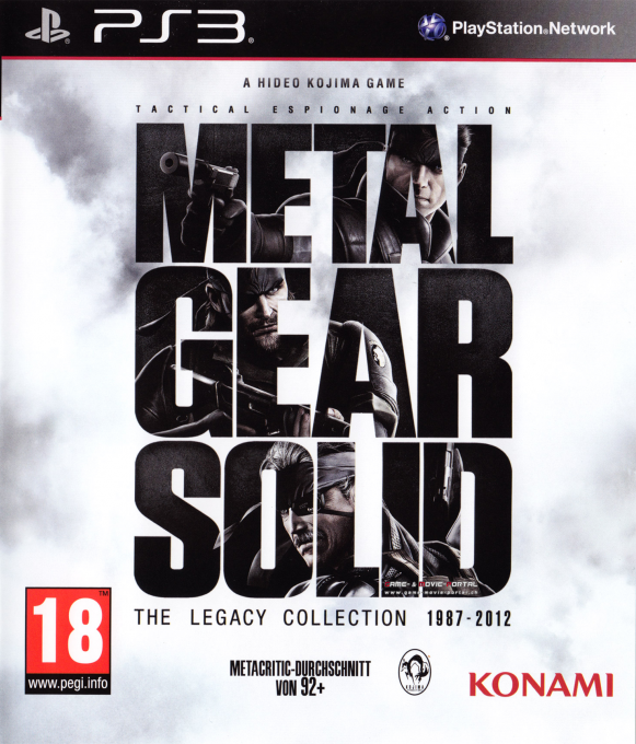 Metal Gear Solid - The Legacy Collection 1987-2012 — box-2D (DE)