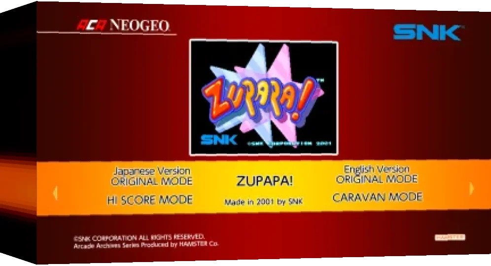 Aca Neogeo Zupapa! — box-3D (WOR)