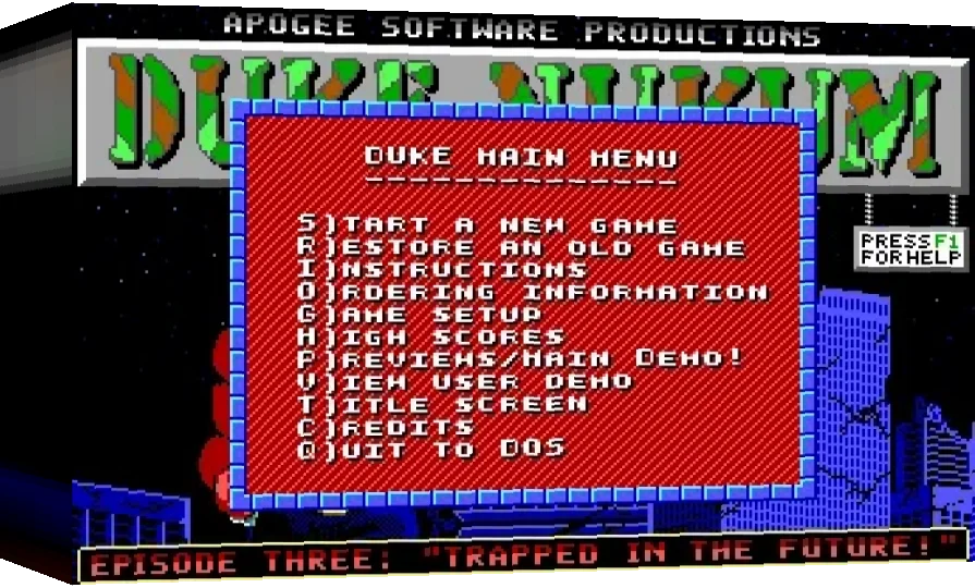 Duke Nukum : Episode 3 Trapped In The Future — box-3D (WOR)