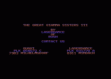 The Great Giana Sisters III — sstitle (WOR)