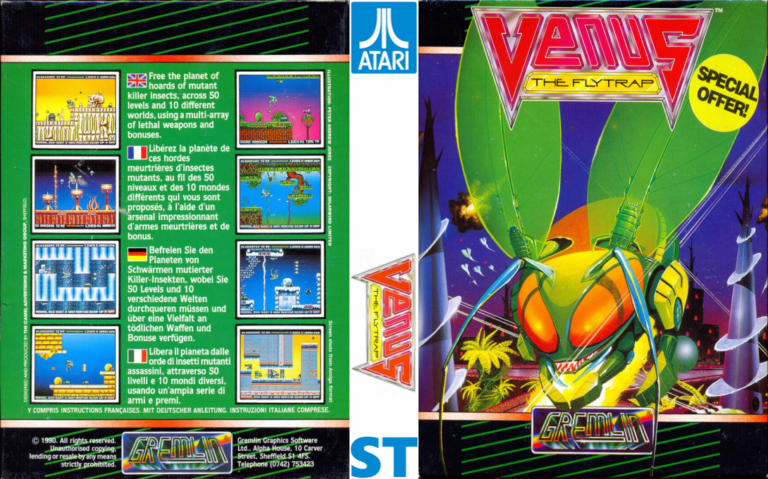 Venus The Flytrap — box-texture (EU)