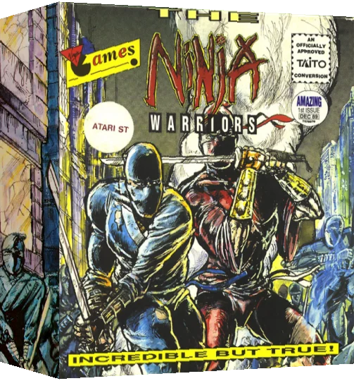 The Ninja Warriors — box-3D (EU)