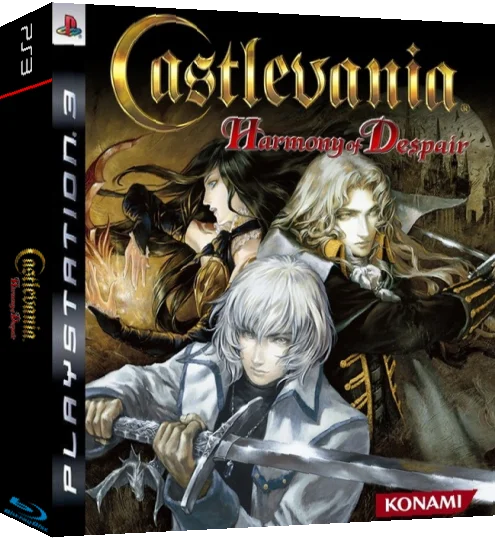 Castlevania - Harmony of Despair — box-3D (WOR)