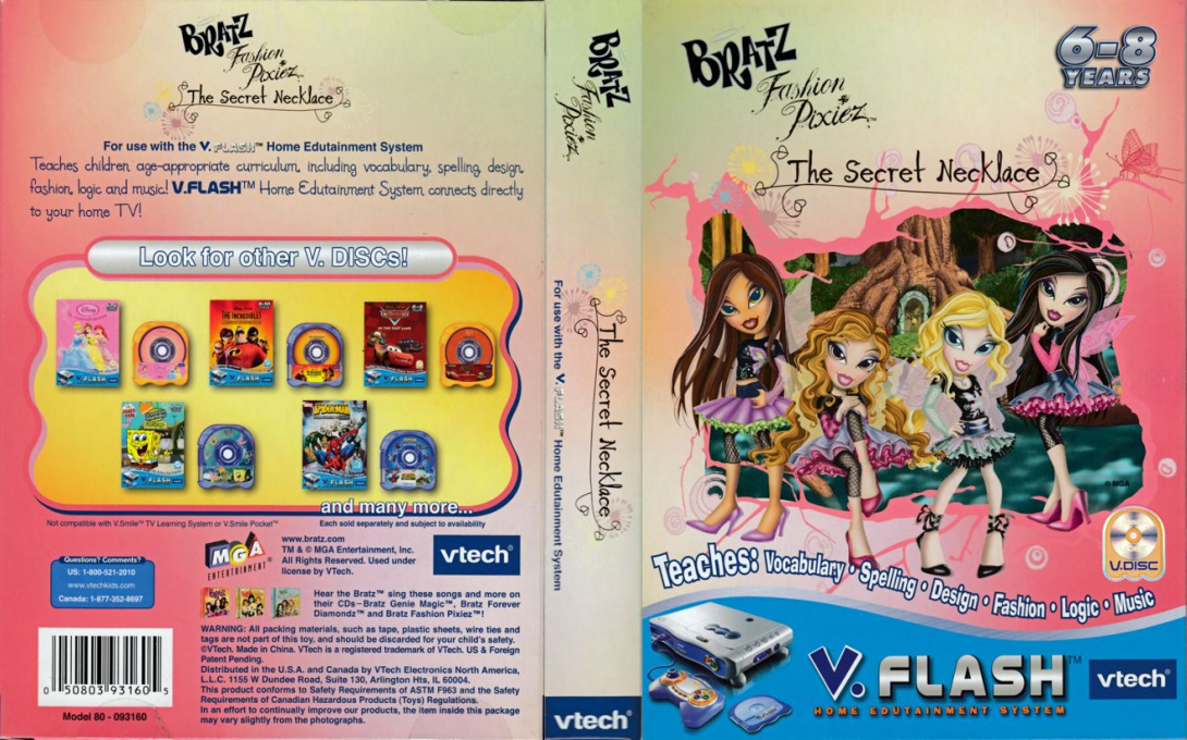 Bratz - Fashion Pixiez - The Secret Necklace — box-texture (US)